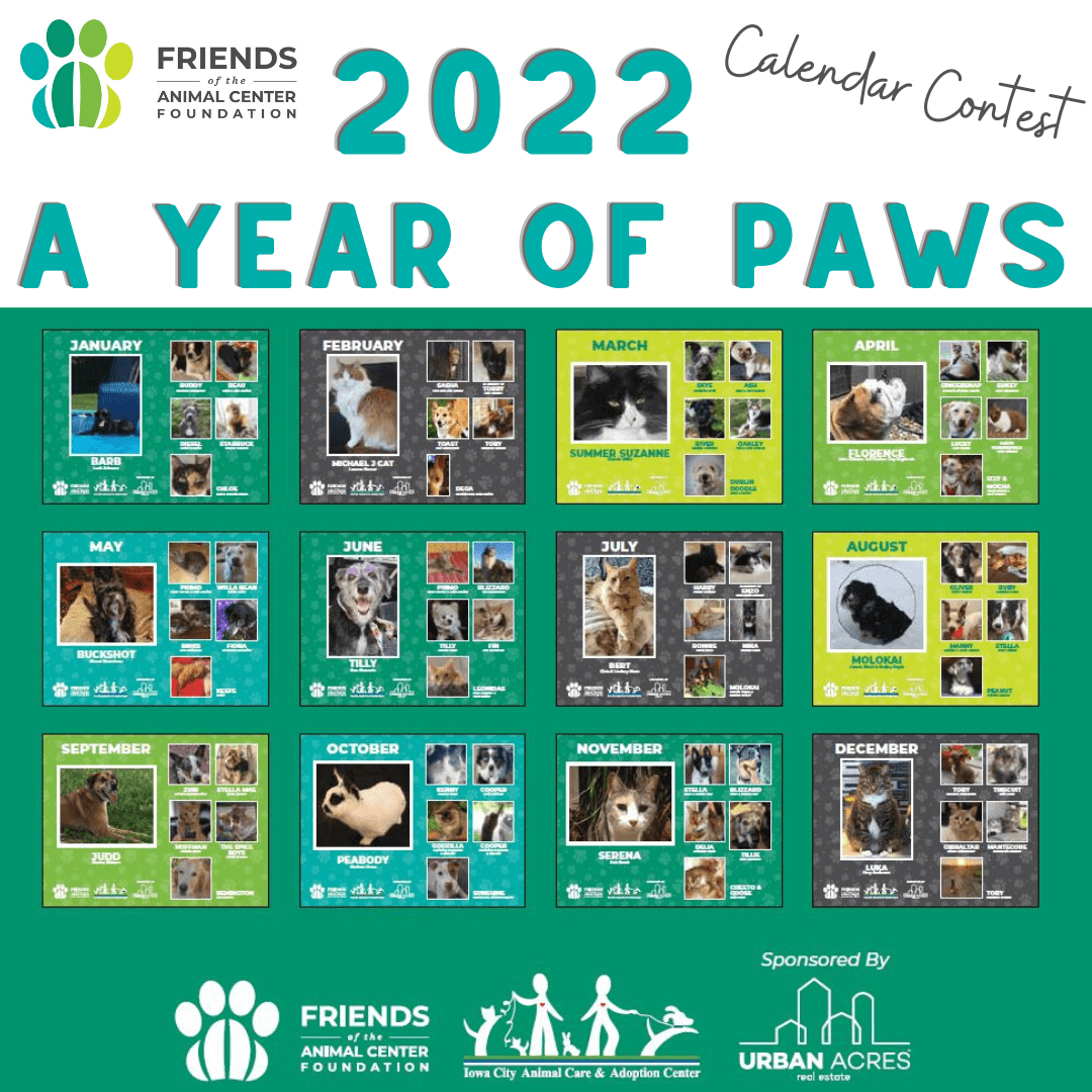 2022 Pet Calendar Contest » Friends of the Animal Center Foundation